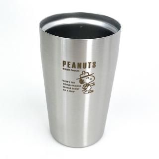 会員様限定30％OFF対象商品！ スヌーピー ビーグルスカウト 真空Wステンレスタンブラー(320ml) 食器 コップ SNOOPY