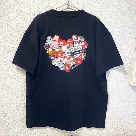 サンリオ ハローキティ 50th Anniversary Ｔシャツ(ブラック) Mサイズ アパレル Sanrio