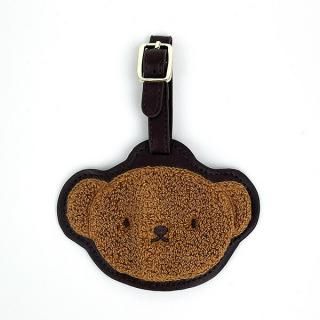 ミッフィー miffy ボリス ラゲージタグ サガラ刺繍 ブラウン トラベル