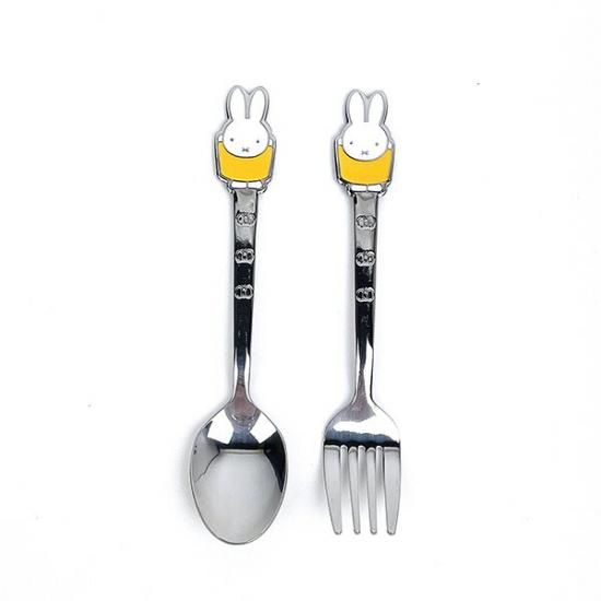 ミッフィー miffy おともだちスプーン＆フォーク(2本セット) キッチン