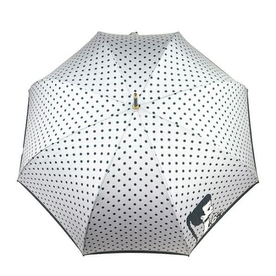 内藤ルネ 傘 グレー 雨傘 レイン用品 雨具 ドーム型 長傘 内藤ルネ 傘 グレー 雨傘 レイン用品 雨具 ドーム型 長傘