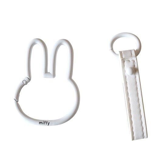 Miffy Corduroy10cm Keychain キーチェーン ホワイト