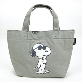 SNOOPY サガラキャンバス ミニトート ジョー・クール バッグ ランチバッグ デイユース