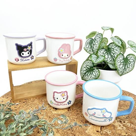 サンリオ マイメロディ カオハナ ホーロー風マグカップ コップ