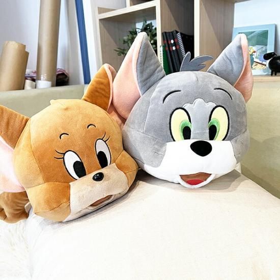 トムとジェリー トム もちもちクッション BIGサイズ ぬいぐるみ トムとジェリー トム もちもちクッション BIGサイズ ぬいぐるみ