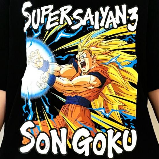 ドラゴンボール かめはめ波 Tシャツ(ブラック) 悟空SS LLサイズ ドラゴンボール かめはめ波 Tシャツ(ブラック) 悟空SS LLサイズ