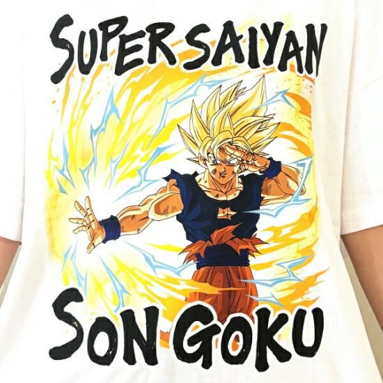 ドラゴンボール 超元気玉 Tシャツ(ホワイト) 悟空 3Lサイズ ドラゴンボール 超元気玉 Tシャツ(ホワイト) 悟空 3Lサイズ