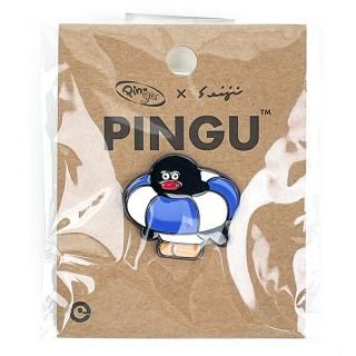 店内セール開催中!10％オフ対象商品! ピングー(PINGU)×松本セイジ ピンバッジ（Swim Ring） 文具