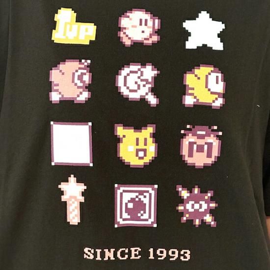 星のカービィドットアイコンTシャツ