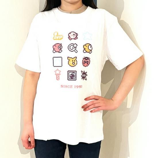 星のカービィドットアイコンTシャツ