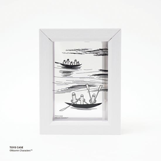 ムーミン ＆ニョロニョロ インテリア加湿器 Frame ホワイト MOOMIN