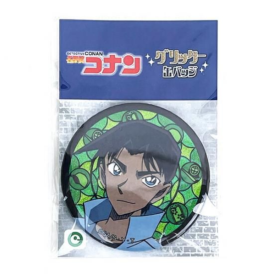 名探偵コナン 服部平次 グリッター缶バッジ vol.2 日本製 名探偵コナン 服部平次 グリッター缶バッジ vol.2 日本製
