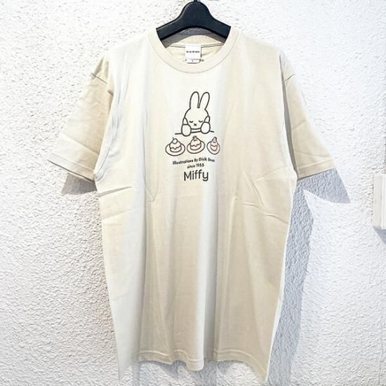 ミッフィー miffy スイーツ Tシャツ アイボリー Lサイズ アパレル