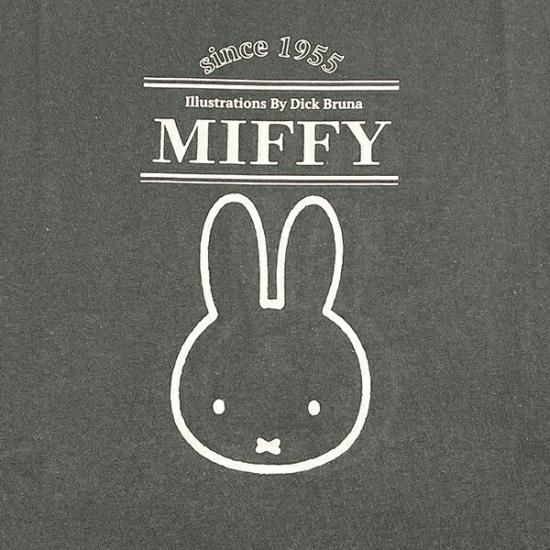 ミッフィー miffy かお Tシャツ ブラック Lサイズ アパレル