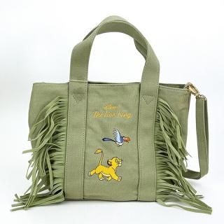 ディズニー ライオンキング フリンジミニバッグ(カーキ) ACCOMMODE アコモデ Disney