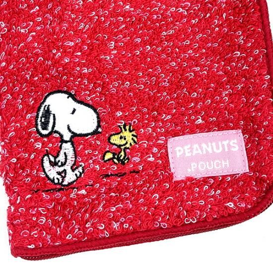 SNOOPY - スヌーピーポーチ スヌーピー ミックス レッド どっとポーチ 小物入れ SNOOPY