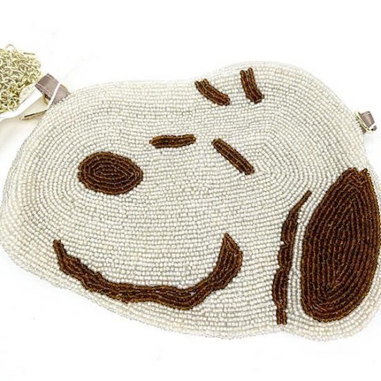 SNOOPY スヌーピー　エナメル　ショルダーバッグ　レトロ　ジャンク品　レア スヌーピー】ベビールー.ボア ミニショルダーバッグ|SNOOPY