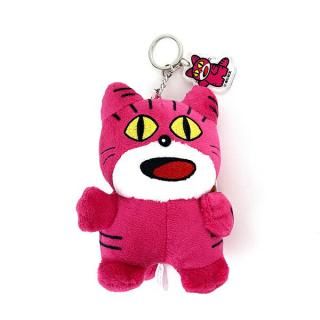 たべっ子どうぶつ ねこ ぬいぐるみアクリルキーリング キーホルダー