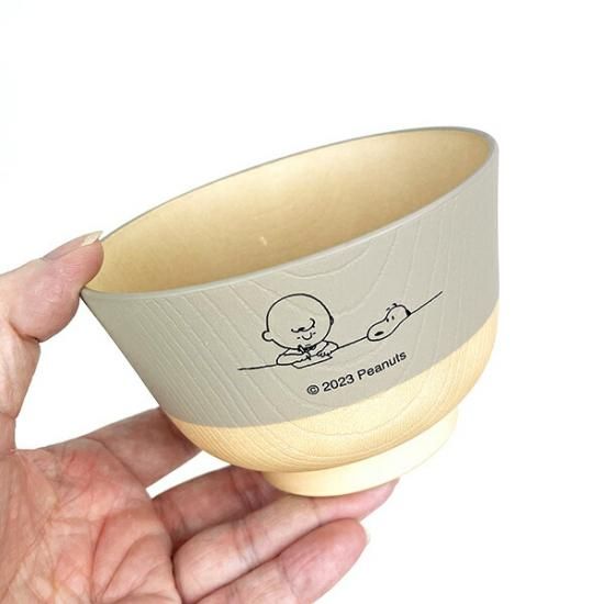 スヌーピー 塗り分け汁椀 あま色 STUDY SN キッチン 食器 日本製 スヌーピー 塗り分け汁椀 あま色 STUDY SN キッチン 食器 日本製