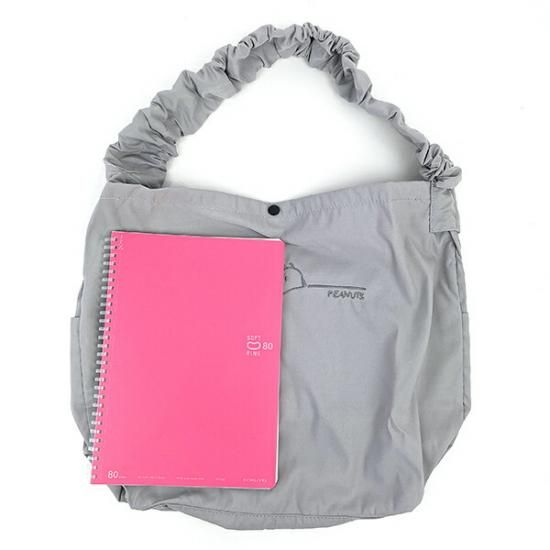 スヌーピー クシュクシュショルダー（S) （グレージュ） バッグ SNOOPY