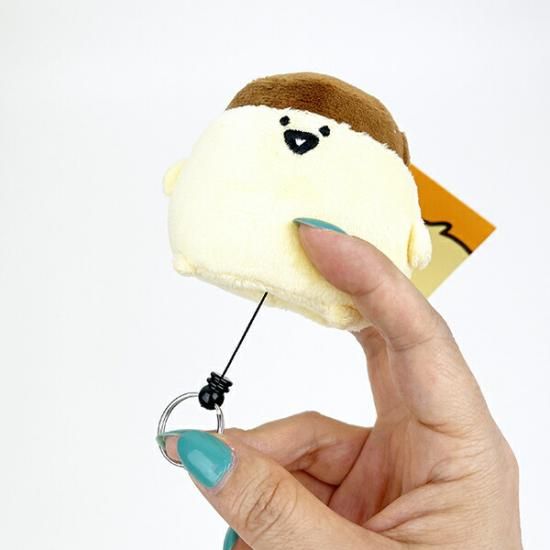 お文具さんといっしょのぬいぐるみリールキーケース