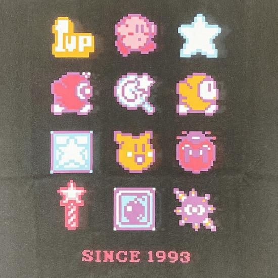 星のカービィ キッズ ドットアイコン Tシャツ(ブラック) 120cm