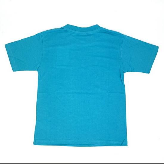 ポケットモンスター キッズ カジュアルロゴ Tシャツ(ターコイズ