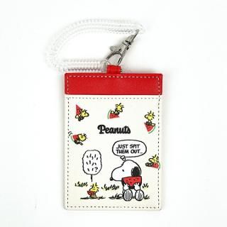 スヌーピー シングルパスケース スイカ SNOOPY