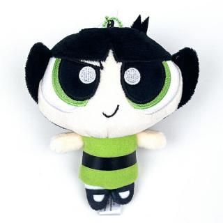 パワーパフガールズ ぬいぐるみマスコット バターカップ ぬいぐるみ インテリア ボールチェーン付