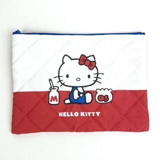 サンリオ ハローキティ 50th Anniversary  キルティングポーチ スワリ 日本製