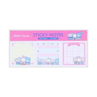 <img class='new_mark_img1' src='https://img.shop-pro.jp/img/new/icons15.gif' style='border:none;display:inline;margin:0px;padding:0px;width:auto;' />サンリオ チアリーチャム 付箋メモパッドカラー 文具 日本製 Sanrio