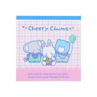 <img class='new_mark_img1' src='https://img.shop-pro.jp/img/new/icons15.gif' style='border:none;display:inline;margin:0px;padding:0px;width:auto;' />サンリオ チアリーチャム スクエアメモ 文具 日本製 Sanrio