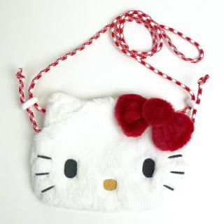 サンリオ ハローキティ ぬいぐるみサコッシュ ショルダーバッグ かばん レッド