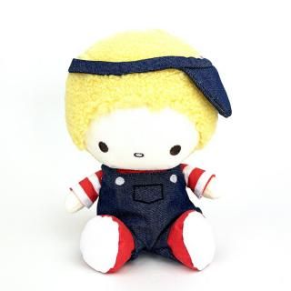 <img class='new_mark_img1' src='https://img.shop-pro.jp/img/new/icons15.gif' style='border:none;display:inline;margin:0px;padding:0px;width:auto;' />サンリオ パティ＆ジミー ジミー ぬいぐるみ インテリア ブルー