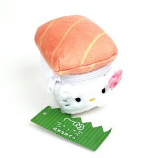 サンリオ ハローキティ ぬいぐるみポーチ 寿司 小物入れ メイク入れ
