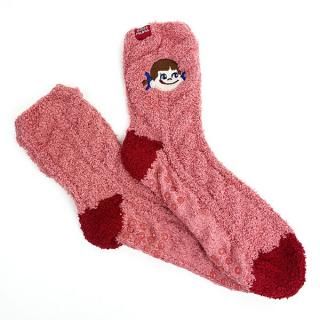 店内セール開催中!10％オフ対象商品! ペコちゃん ルームソックス (ピンク)