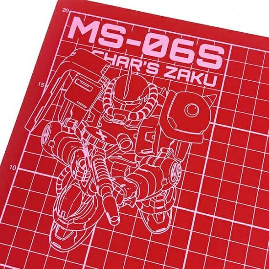 ぱる家　シャア&サザビー　スリーブ&プレイマットセット 楽天市場】機動戦士ガンダム デスクマット シャア専用ザク柄