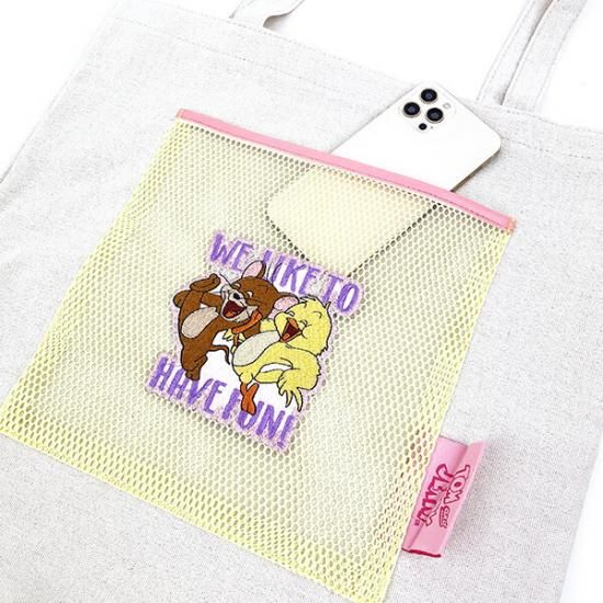 トムジェリ　刺繍付きベージュかごバッグ　新品未使用品 1749-238545.jpg