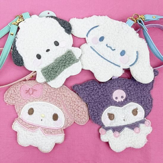 サンリオ シナモロール もこもこパスケース シナモン Sanrio サンリオ シナモロール もこもこパスケース シナモン Sanrio