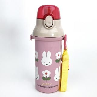 <img class='new_mark_img1' src='https://img.shop-pro.jp/img/new/icons15.gif' style='border:none;display:inline;margin:0px;padding:0px;width:auto;' />ミッフィー miffy ワンタッチボトル お花 ピンク スクール ランチ キッズ