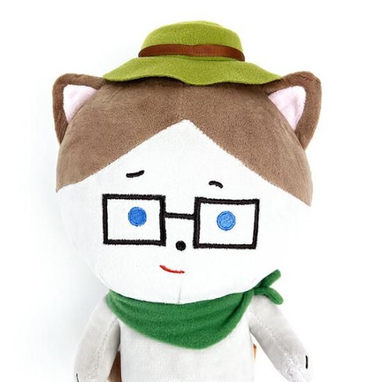 こまねこ ぬいぐるみ ラジボー キャンプ マスコット 人形