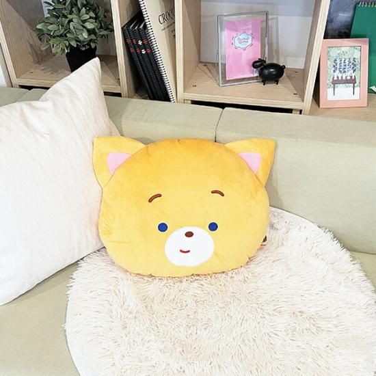 こまねこのフェイスクッション