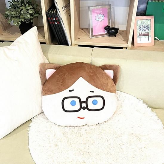 こまねこのフェイスクッション