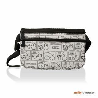 店内セール開催中!10％オフ対象商品! ミッフィー  MIFFY&ANIMALS シークレットポーチ (ベージュ) ウエストポーチ