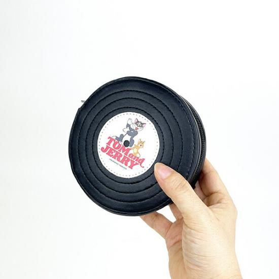 トムとジェリーのレコード型ポーチ