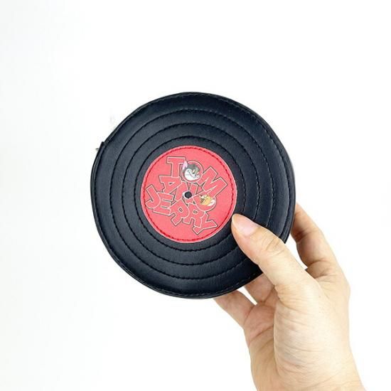 トムとジェリーのレコード型ポーチ