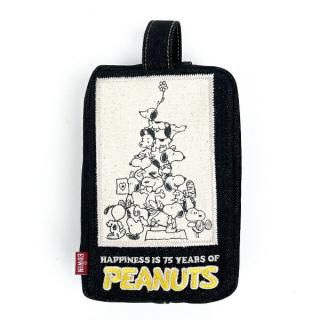 スヌーピー スヌーピー SNOOPY 75th EDWIN スクエアポーチ 小物入れ デニム