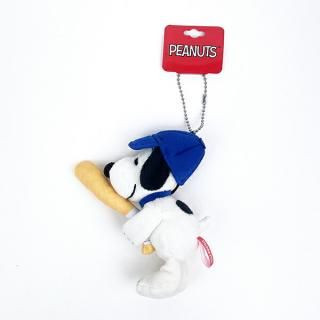 スヌーピー SNOOPY ボールチェーンマスコット ベースボール ぬいぐるみ キーホルダー