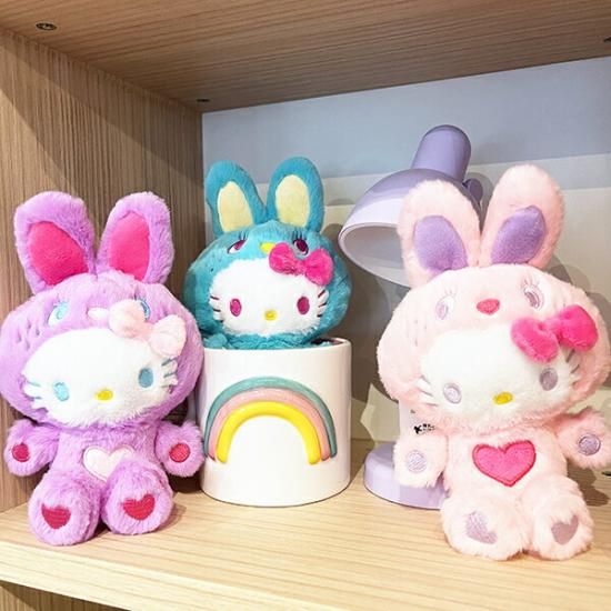 サンリオ ハローキティ マスコット カラフルバニー ミント サンリオ ハローキティ マスコット カラフルバニー ミント