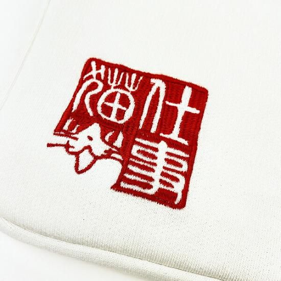 仕事猫の刺繍PCケース